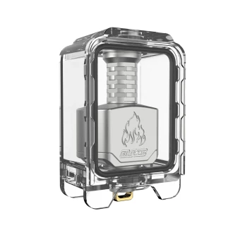 Thunderhead Creations Blaze Bridge Dual Glasses Sliding Boro Tank